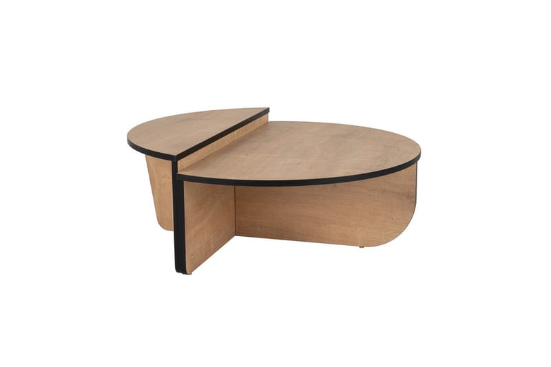 Soffbord Mukund Honey Oak Black - Honey Oak Black - Möbler - Vardagsrum - Soffbord & vardagsrumsbord - Soffbord