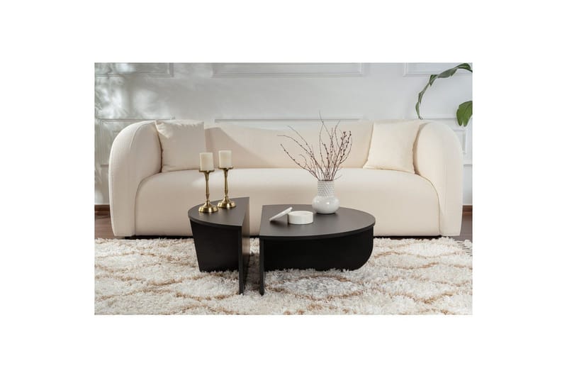 Soffbord Mukund Trä Svart - Trä Svart - Möbler - Vardagsrum - Soffbord & vardagsrumsbord - Satsbord