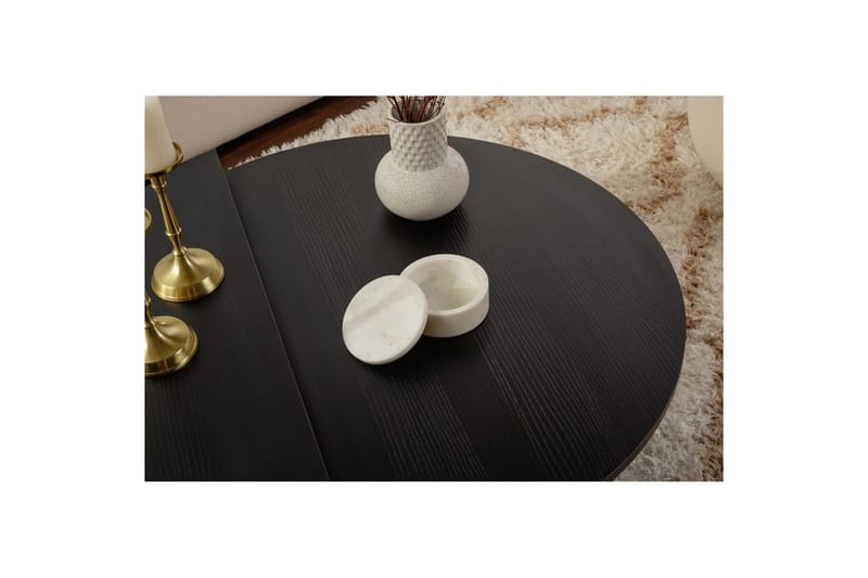 Soffbord Mukund Trä Svart - Trä Svart - Möbler - Vardagsrum - Soffbord & vardagsrumsbord - Satsbord