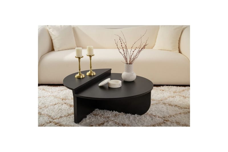 Soffbord Mukund Trä Svart - Trä Svart - Möbler - Vardagsrum - Soffbord & vardagsrumsbord - Satsbord