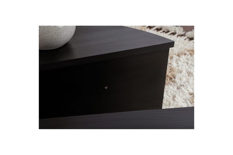 Soffbord Mukund Trä Svart - Trä Svart - Möbler - Vardagsrum - Soffbord & vardagsrumsbord - Satsbord