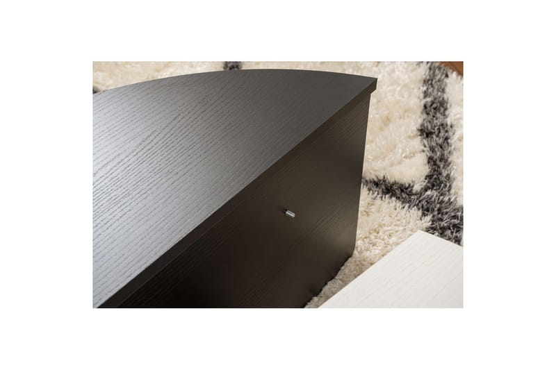 Soffbord Mukund Trä Vit Trä Svart - Trä Vit Trä Svart - Möbler - Vardagsrum - Soffbord & vardagsrumsbord - Satsbord