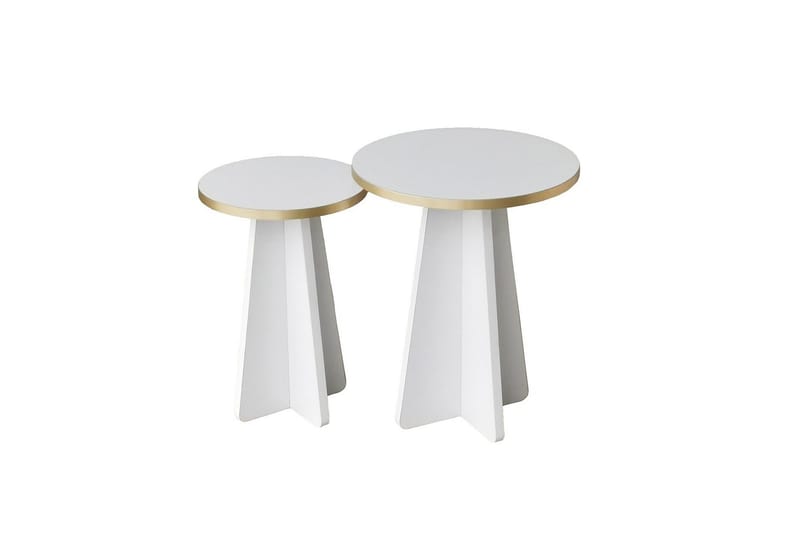 Munne Soffbord 40 cm - Vit - Möbler - Vardagsrum - Soffbord & vardagsrumsbord - Satsbord