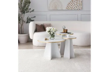 Munne Soffbord 40 cm - Vit - Möbler - Vardagsrum - Soffbord & vardagsrumsbord - Satsbord