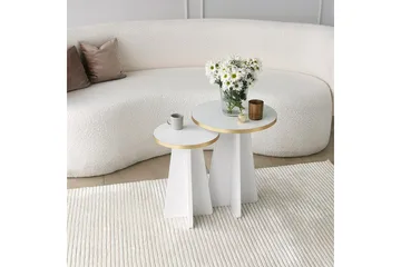 Munne Soffbord 40 cm - Vit - Möbler - Vardagsrum - Soffbord & vardagsrumsbord - Satsbord