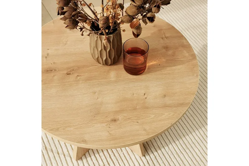 Munne Soffbord 60 cm - Ek - Möbler - Vardagsrum - Soffbord & vardagsrumsbord - Soffbord
