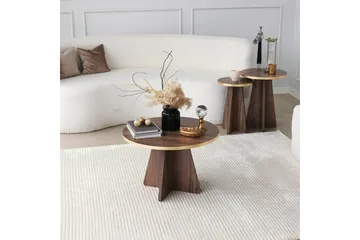 Munne Soffbord 60 cm - Valnöt - Möbler - Vardagsrum - Soffbord & vardagsrumsbord - Soffbord
