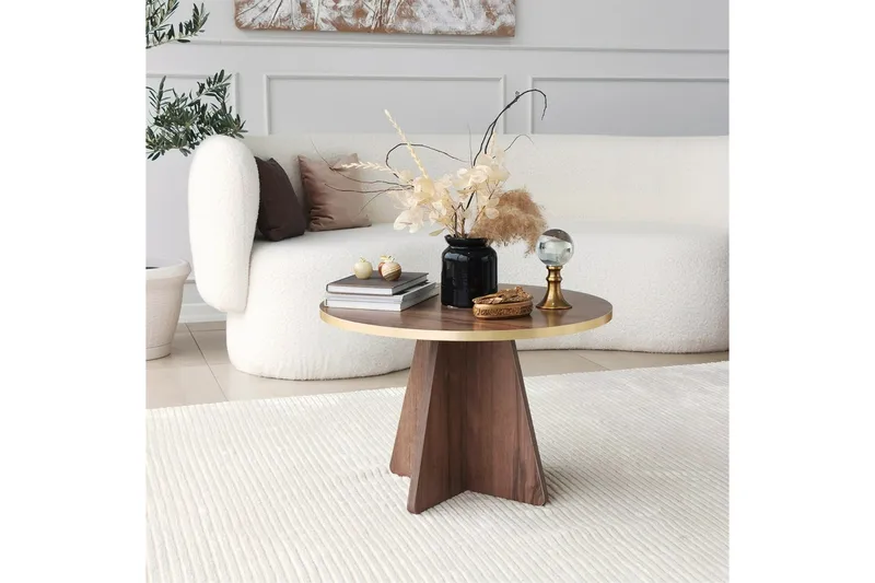 Munne Soffbord 60 cm - Valnöt - Möbler - Vardagsrum - Soffbord & vardagsrumsbord - Soffbord