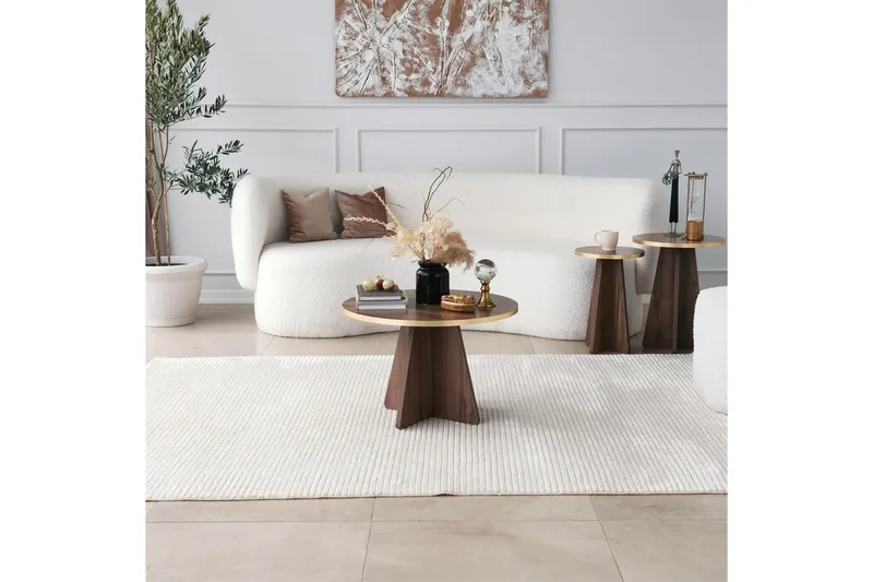 Munne Soffbord 60 cm - Valnöt - Möbler - Vardagsrum - Soffbord & vardagsrumsbord - Soffbord