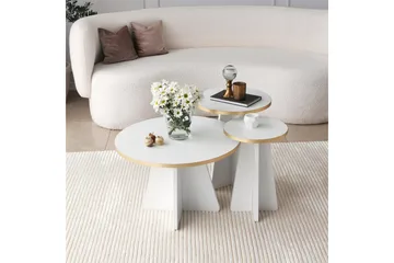 Munne Soffbord 60 cm - Vit - Möbler - Vardagsrum - Soffbord & vardagsrumsbord - Soffbord