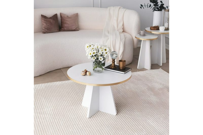 Munne Soffbord 60 cm - Vit - Möbler - Vardagsrum - Soffbord & vardagsrumsbord - Soffbord