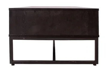Nauerna Soffbord 110 cm med Förvaring 2 Lådor - Ekfärg/Svart - Möbler - Vardagsrum - Soffbord & vardagsrumsbord - Soffbord