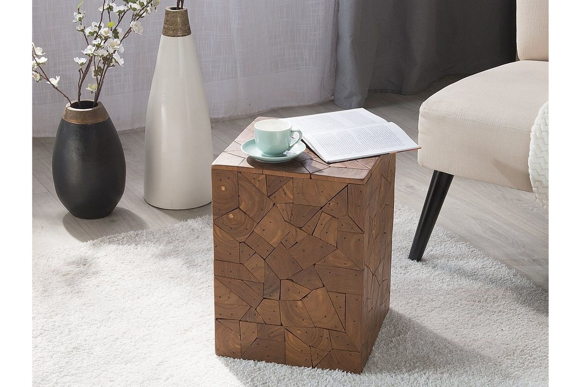 Nelson Soffbord 30 cm - Tr&auml;/Natur