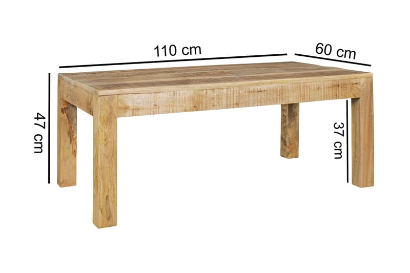 NEUADDYRYNYS Soffbord 110 cm Mangoträ - Möbler - Vardagsrum - Soffbord & vardagsrumsbord - Soffbord