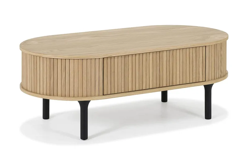 Noira Ovalt Soffbord 118 cm - Natur - Möbler - Vardagsrum - Soffbord & vardagsrumsbord - Soffbord