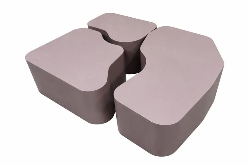 Soffbord Nordland 40 cm - Brun - Möbler - Vardagsrum - Soffbord & vardagsrumsbord - Satsbord