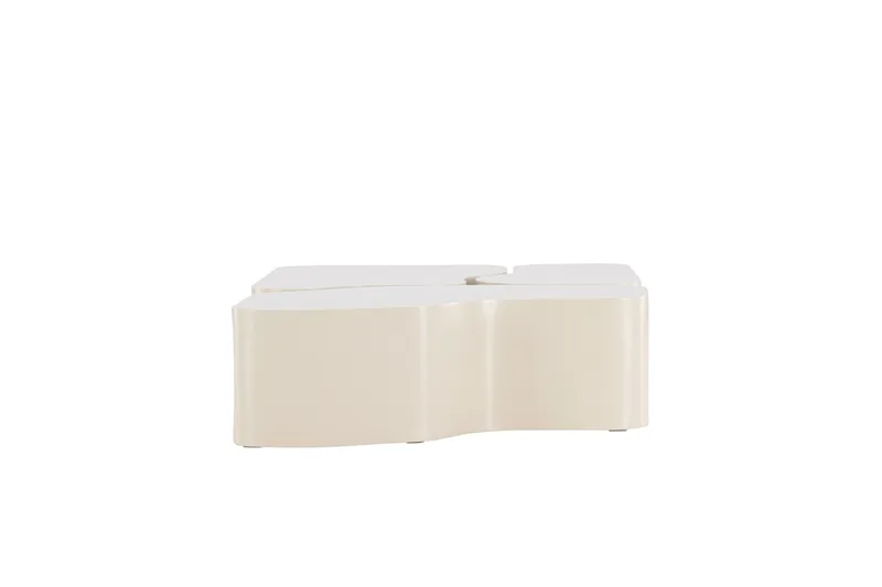 Nordland 92x74 cm Rektangulärt Soffbord i Trä - Beige - Möbler - Vardagsrum - Soffbord & vardagsrumsbord - Satsbord