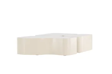Nordland Soffbord 92x74 cm - Beige - Möbler - Vardagsrum - Soffbord & vardagsrumsbord - Satsbord