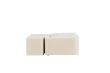 Nordland Soffbord 92x74 cm - Beige - Möbler - Vardagsrum - Soffbord & vardagsrumsbord - Satsbord