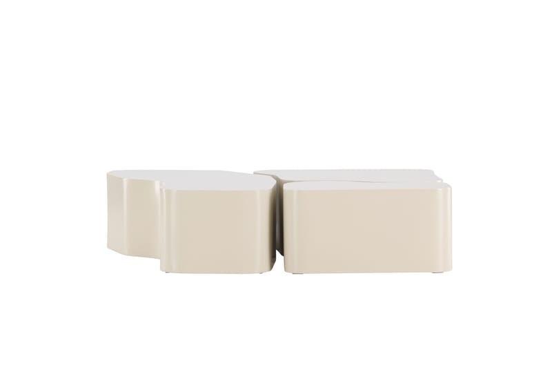 Nordland Soffbord 92x74 cm - Beige - Möbler - Vardagsrum - Soffbord & vardagsrumsbord - Satsbord