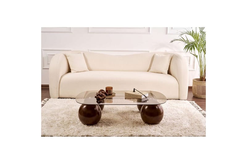Soffbord Nordure Maroulburg Soffbord 118 cm Bronze,Brun - Möbler - Vardagsrum - Soffbord & vardagsrumsbord - Soffbord