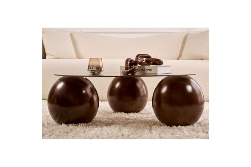 Soffbord Nordure Sibas Soffbord 85 cm Brown - Möbler - Vardagsrum - Soffbord & vardagsrumsbord - Soffbord