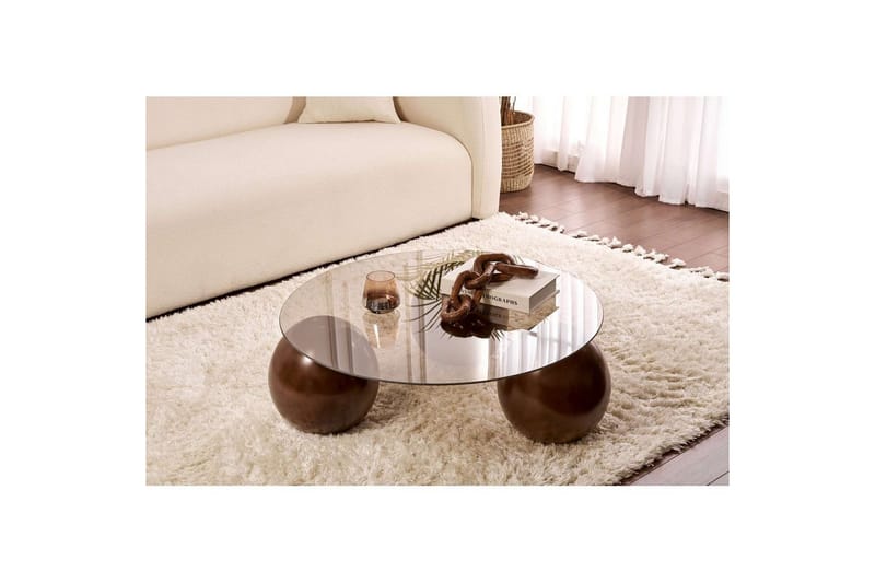 Soffbord Nordure Sibas Soffbord 85 cm Brown - Möbler - Vardagsrum - Soffbord & vardagsrumsbord - Soffbord