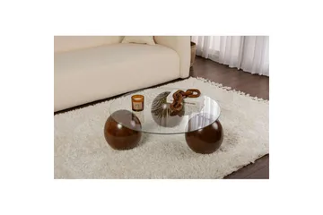 Soffbord Nordure Sibas Soffbord 85 cm Brun - Möbler - Vardagsrum - Soffbord & vardagsrumsbord - Soffbord