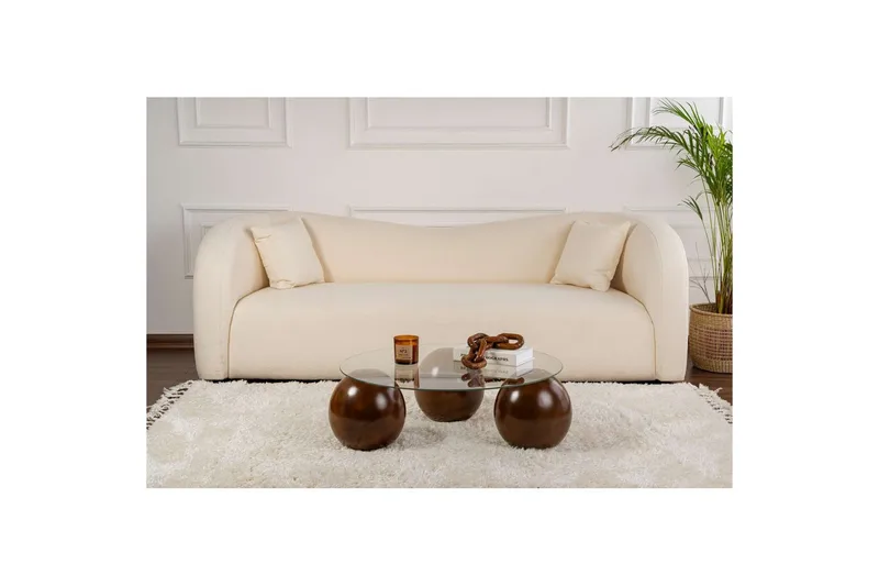 Soffbord Nordure Sibas Soffbord 85 cm Brun - Möbler - Vardagsrum - Soffbord & vardagsrumsbord - Soffbord
