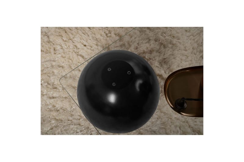 Soffbord Nordure Soffbord Koushik Svart / Transparent Svart - Möbler - Vardagsrum - Soffbord & vardagsrumsbord - Soffbord