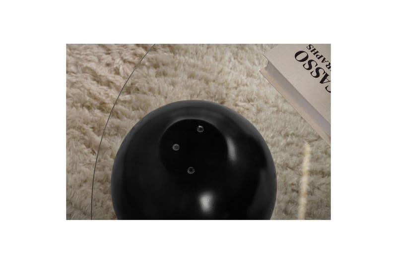 Soffbord Nordure Soffbord Sibas Svart / Transparent Svart,Silver - Möbler - Vardagsrum - Soffbord & vardagsrumsbord - Soffbord