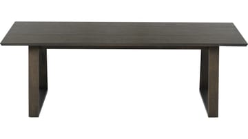 Soffbord Norvik 140 cm - Brunlackad ekfaner med vitpigmenterad finish - Möbler - Vardagsrum - Soffbord & vardagsrumsbord - Soffbord