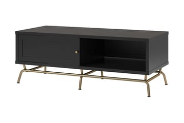 Nova Soffbord 122 cm med Förvaring Svart - Möbler - Vardagsrum - Soffbord & vardagsrumsbord - Soffbord