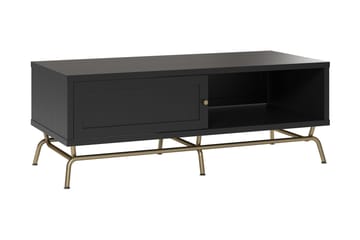Nova Soffbord 122 cm med Förvaring Svart - Möbler - Vardagsrum - Soffbord & vardagsrumsbord - Soffbord