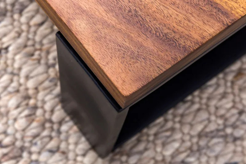 Odehnal 115 cm Rektangulärt Soffbord i Valnöt - Brun - Möbler - Vardagsrum - Soffbord & vardagsrumsbord - Soffbord