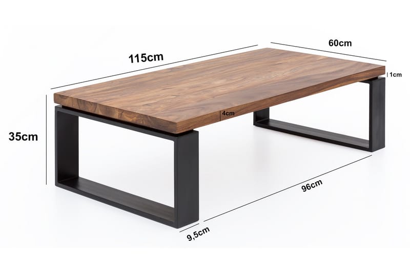 Odehnal Soffbord 115 cm - Möbler - Vardagsrum - Soffbord & vardagsrumsbord - Soffbord