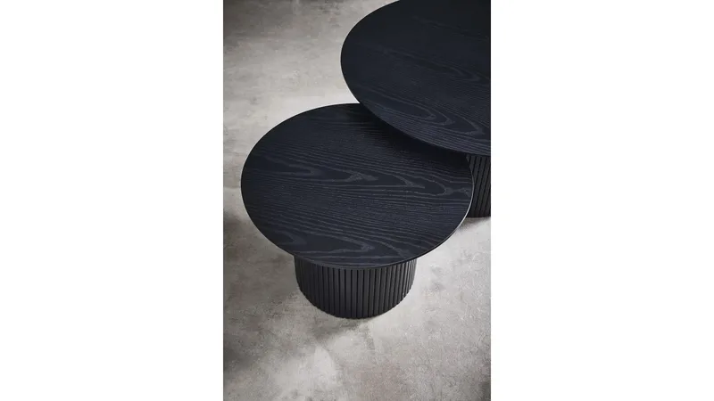 Soffbord Odmark Svartlackad Ask 60 cm - Svartlackad ask - Möbler - Vardagsrum - Soffbord & vardagsrumsbord - Soffbord
