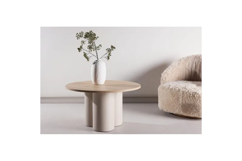 Soffbord Olivia - Beige - Möbler - Vardagsrum - Soffbord & vardagsrumsbord - Soffbord