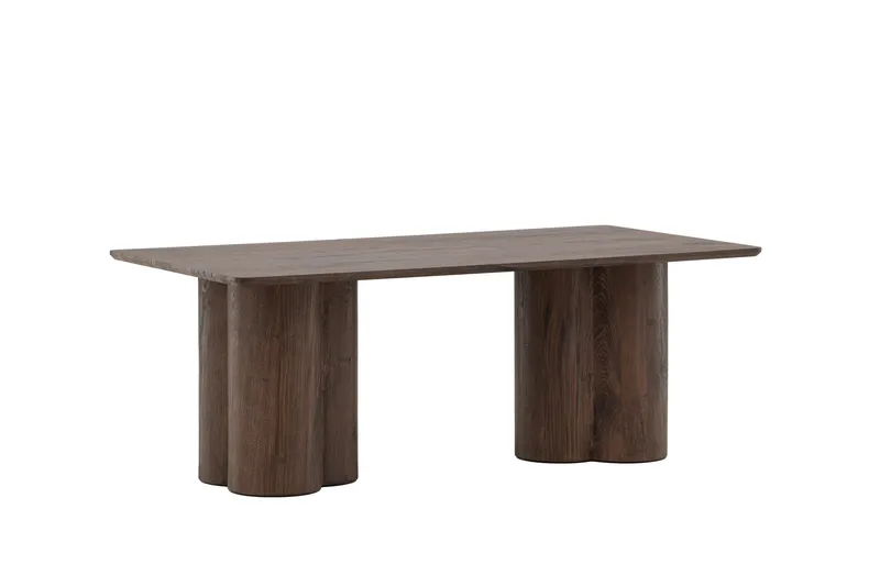 Olivia Soffbord Rektangulärt 120x60 cm - Mörkbrunt / Valnöt / Trä - Möbler - Vardagsrum - Soffbord & vardagsrumsbord - Soffbord