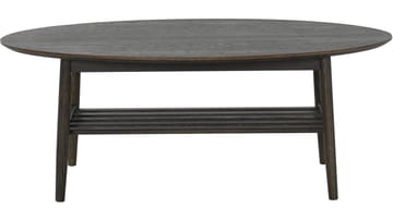 Soffbord Olsund Ovalt med Hylla - Brun - Möbler - Vardagsrum - Soffbord & vardagsrumsbord - Soffbord