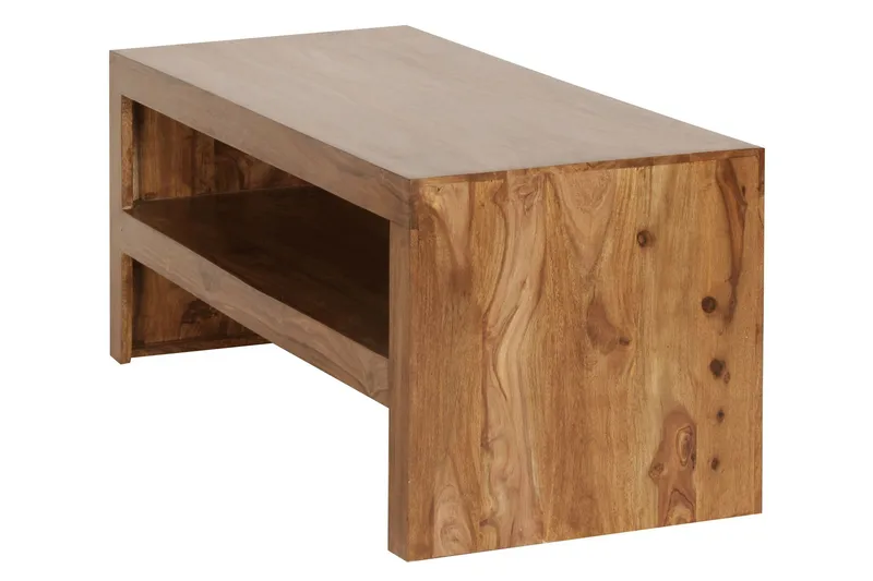 Onks Soffbord 110 cm med Förvaring Hylla - Massivt trä - Möbler - Vardagsrum - Soffbord & vardagsrumsbord - Soffbord