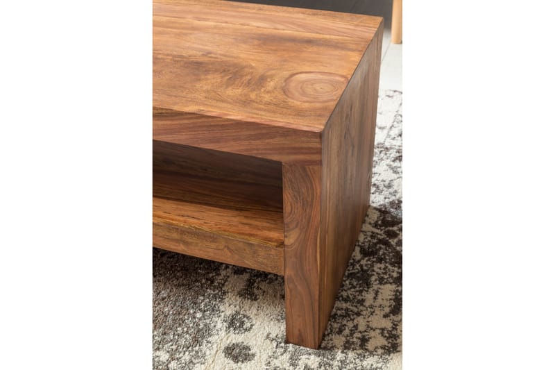 Onks Soffbord 110 cm med Förvaring Hylla - Massivt trä - Möbler - Vardagsrum - Soffbord & vardagsrumsbord - Soffbord