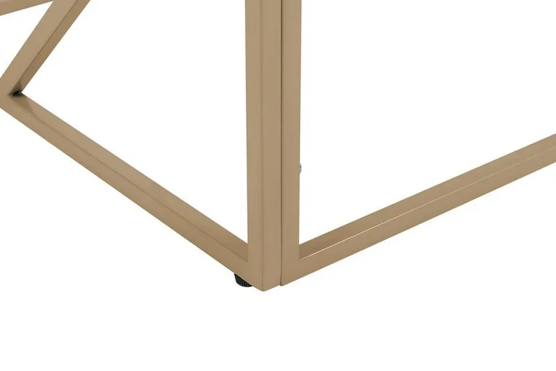 Orland Soffbord 100 cm - Glas/Guld - Möbler - Vardagsrum - Soffbord & vardagsrumsbord - Soffbord