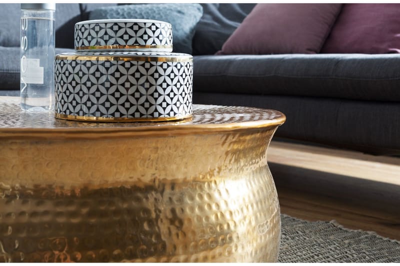 Osagie Soffbord 75 cm Runt - Koppar - Möbler - Vardagsrum - Soffbord & vardagsrumsbord - Soffbord