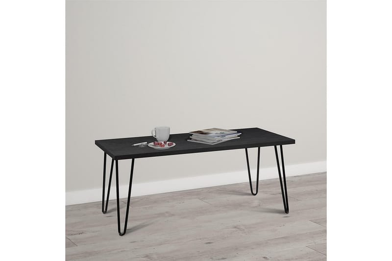 Owen Soffbord 107 cm Svart - Dorel Home - Möbler - Vardagsrum - Soffbord & vardagsrumsbord - Soffbord