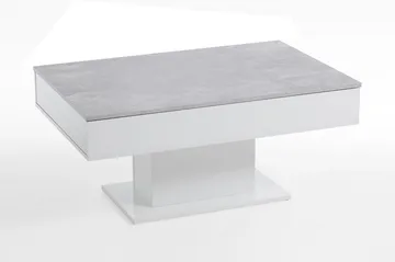 Pacak Soffbord 100 cm - Betonggrå/Vit - Möbler - Vardagsrum - Soffbord & vardagsrumsbord - Soffbord