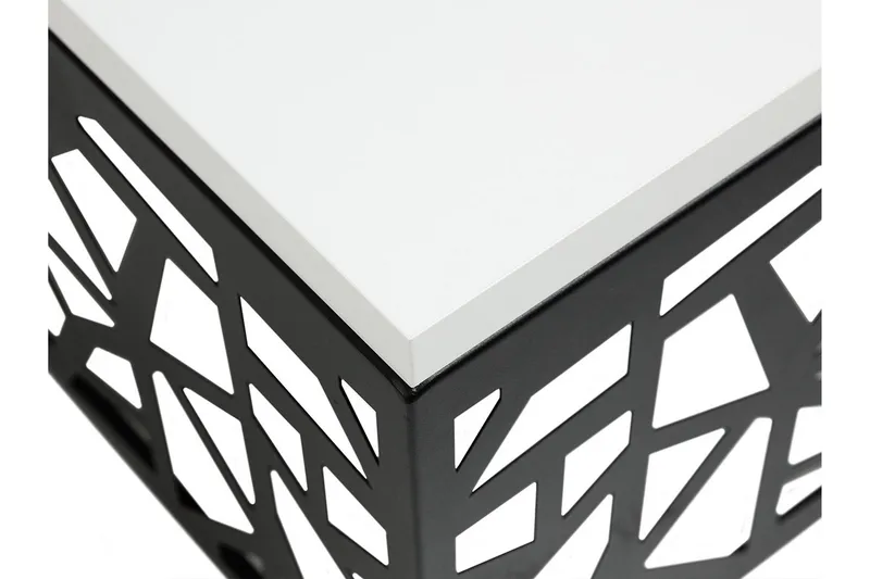 Palis Soffbord 60 cm - Svart/Vit - Möbler - Vardagsrum - Soffbord & vardagsrumsbord - Soffbord