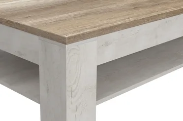 Perkhill Soffbord 120 cm med Förvaring Hylla - Brun/Grå - Möbler - Vardagsrum - Soffbord & vardagsrumsbord - Soffbord