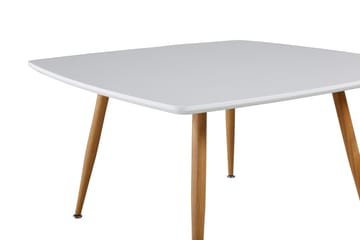 Plaza Kvadratiskt Soffbord 80x80 cm i Trä med Målat Trä - Vit - Möbler - Vardagsrum - Soffbord & vardagsrumsbord - Soffbord