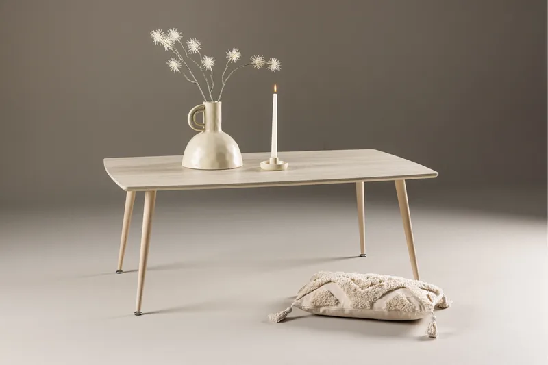 Plaza Soffbord 120x70 cm - Whitewash - Möbler - Vardagsrum - Soffbord & vardagsrumsbord - Soffbord